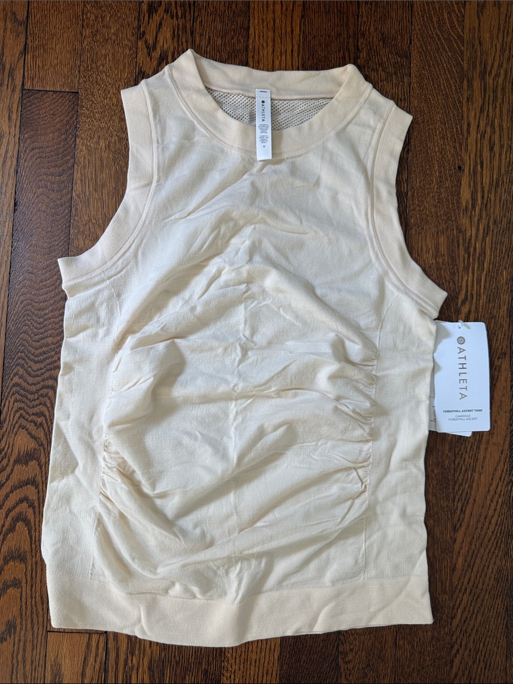 Athleta Foresthill Ascent Tank, NWT, Medium, Cream